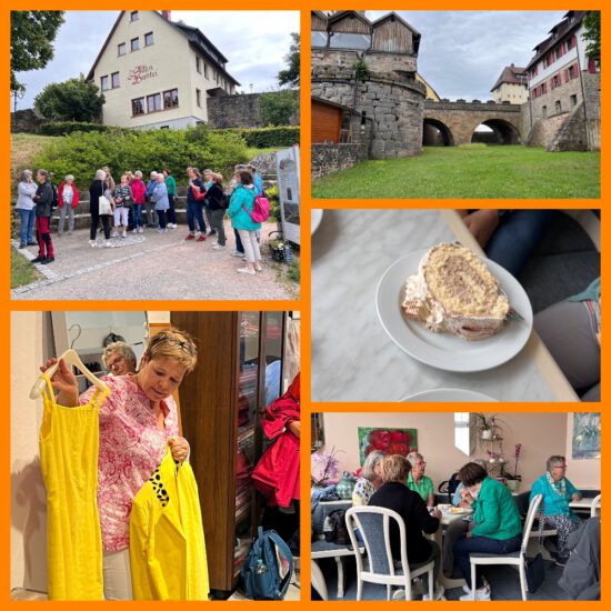 Stadtführung in Waldenburg und Besuch in einer Schneiderei