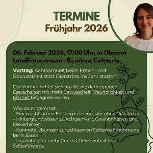 Vortrag „Achtsamkeit beim Essen“