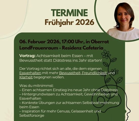 Vortrag „Achtsamkeit beim Essen“